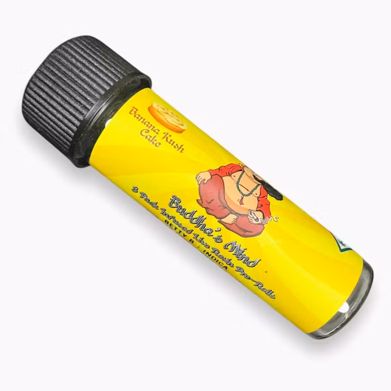 Photograph of product: Buddha's Mind - 3pk .6g Live Resin Infused Prerolls - (1.8g) - **BETTY B** (2/$25)