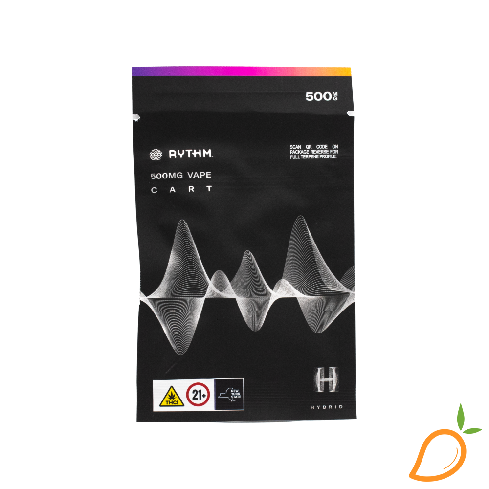 Photograph of product: 0.5g Outta My Head Live Resin Vape Rythm