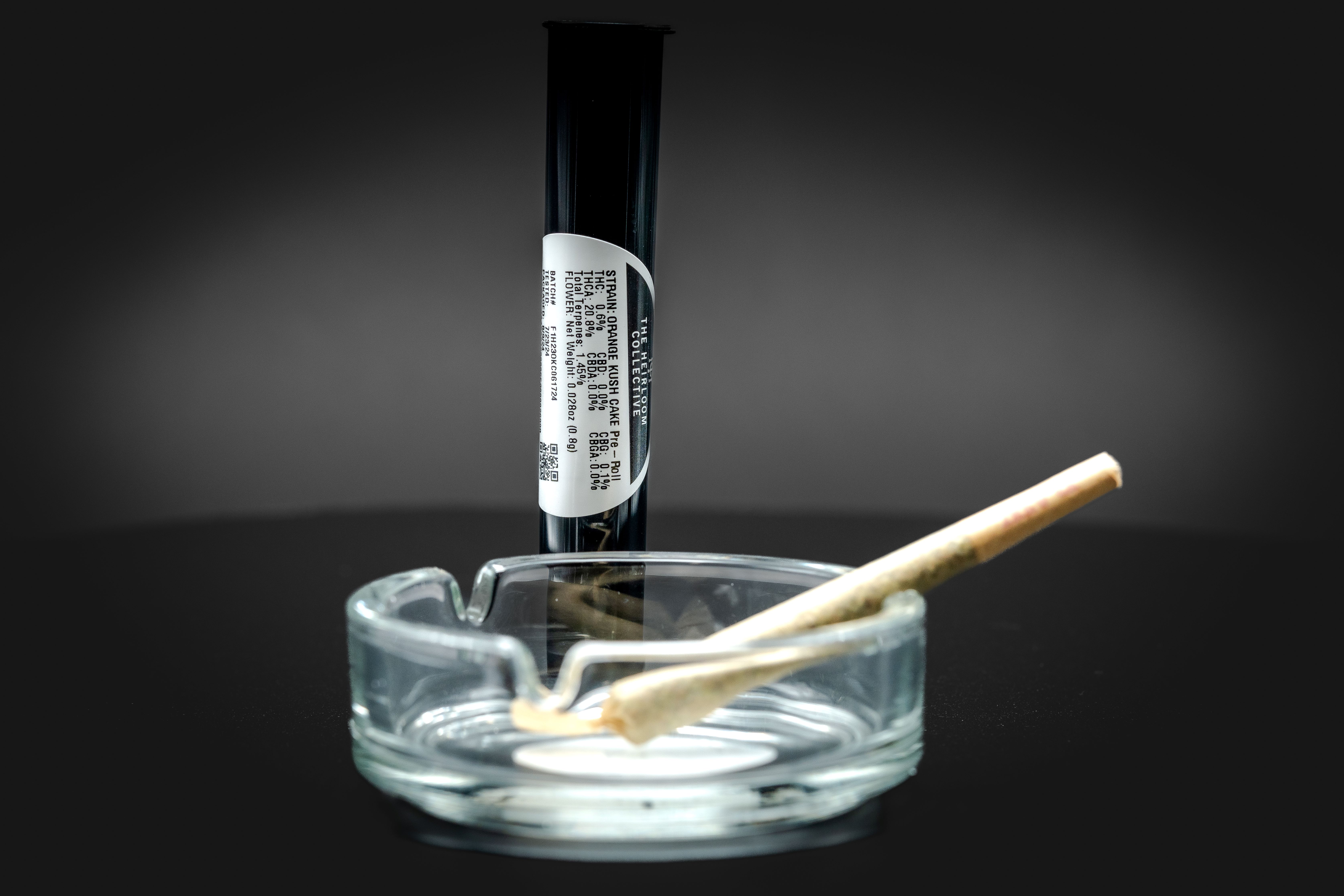 Photograph of Product: Black Garlic 1g Pre-Roll The Heirloom Collective