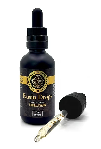 Photograph of product: Rosin Drops | Tincture - Grape Sundae - 500mg TAC (500mg TH-oui)