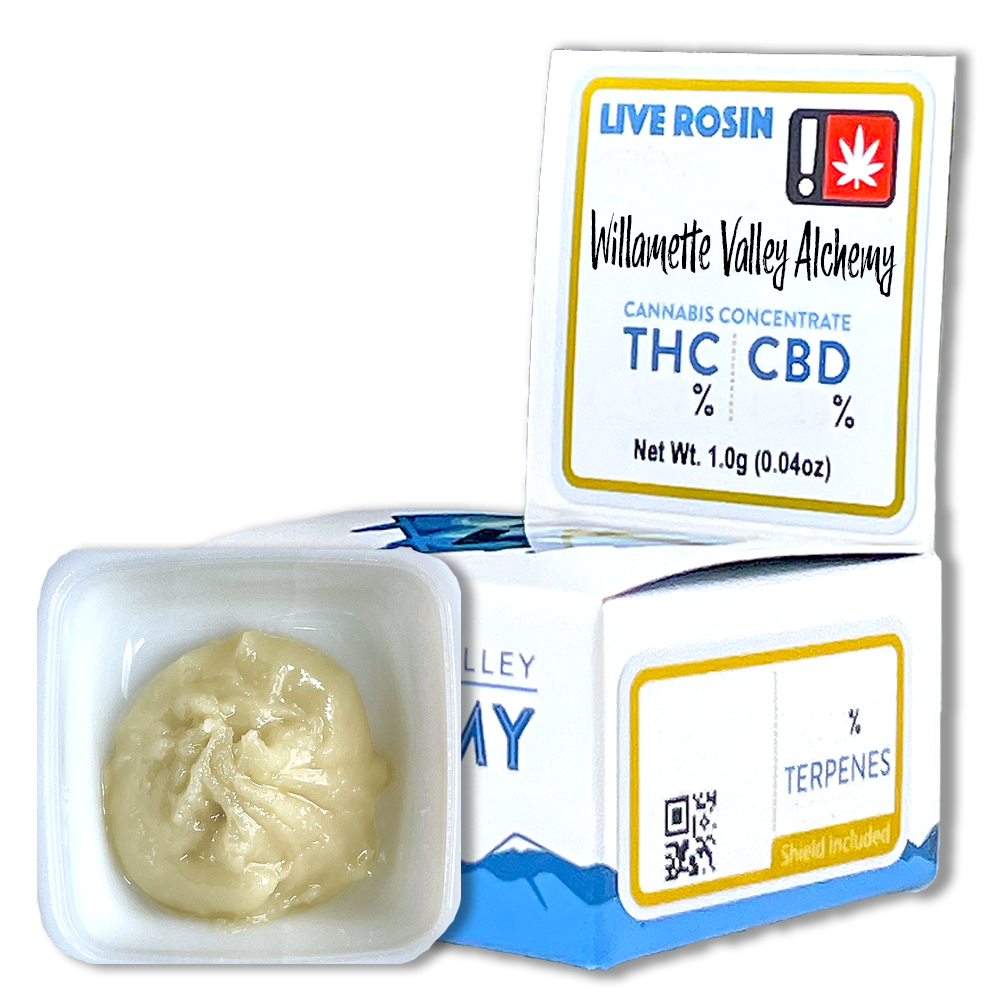 Photograph of product: Live Rosin Dabs - Hybrid - 1g - Chili Verde