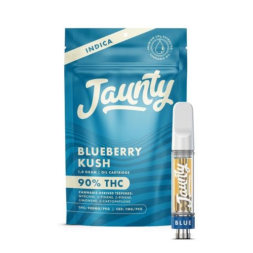 Photograph of product: Jaunty - Blueberry Kush 510 Vape Cart ( Oui'd )