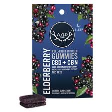 Photograph of product: Elderberry CBD/CBN Gummy (Wyld)