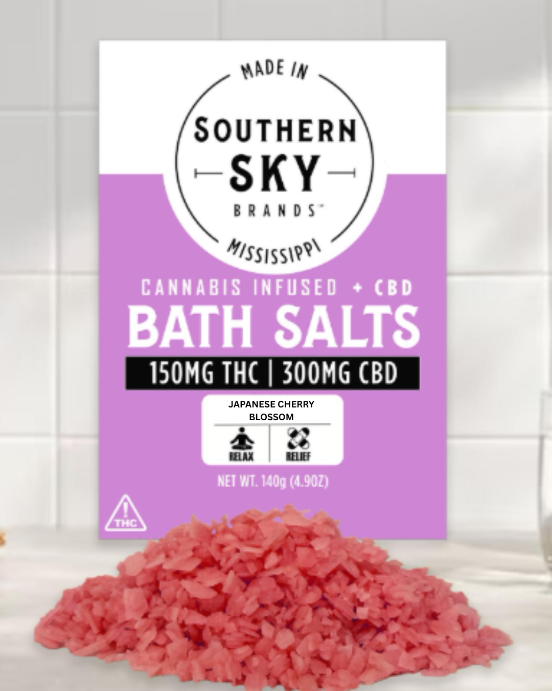 Photograph of product: Japanese Cherry Blossom Bath Salt