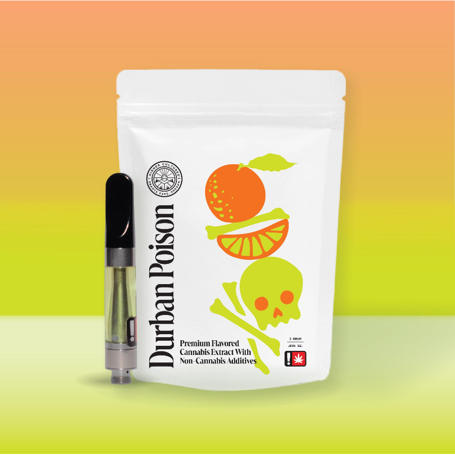 Photograph of product: Cartridge ~ Higher Cultures ~ Flavored Oui'd ~ Durban Poison