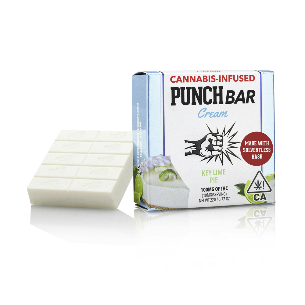 Photograph of product: KEY LIME PIE WHITE CHOCOLATE SOLVENTLESS PUNCH BAR CREAM