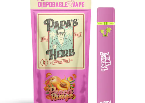 Photograph of product: Peach Ringz | Distillate Disposable Vape | 1g