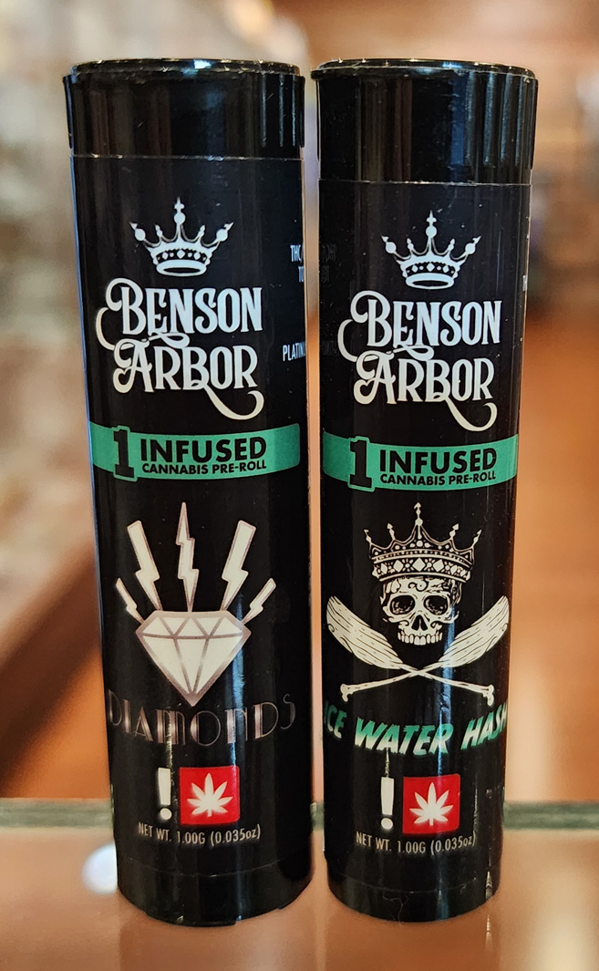 Photograph of product: Road Rubber #5 Diamond Infused Joints (Benson Arbor)