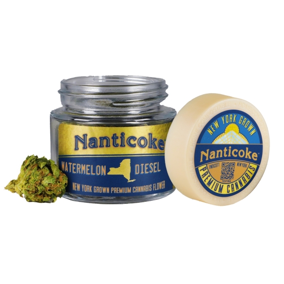 Photograph of product: Nanticoke Flower Watermelon Diesel 25% TH-oui Hybrid 3.5g