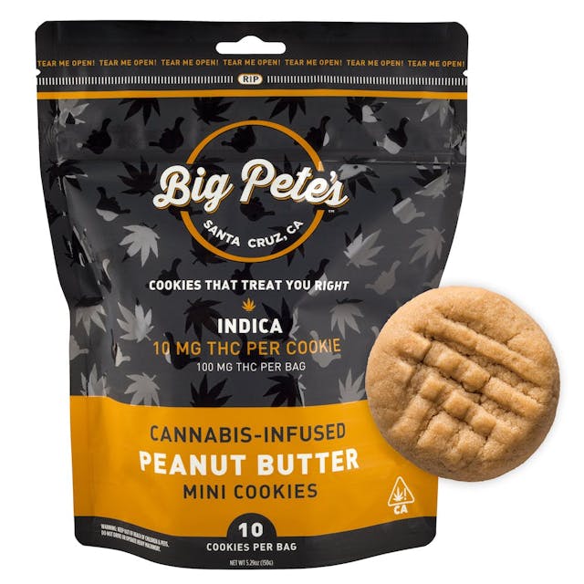 Photograph of product: Peanut Butter | Oui'd | 100mg Cookies