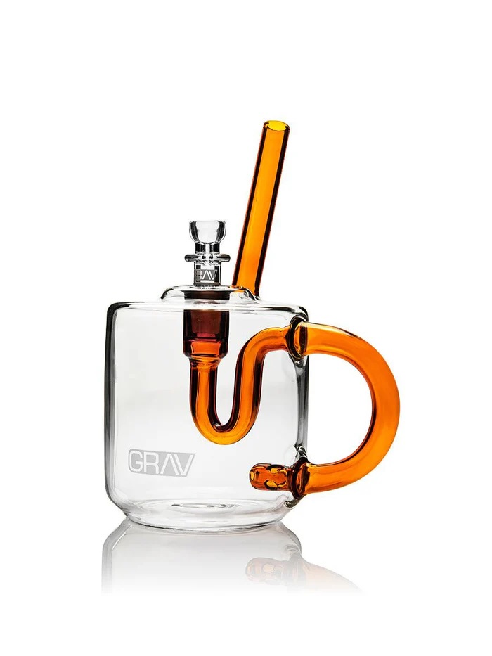 Photograph of product: GRAV Coffee Mug Bubbler - Amber