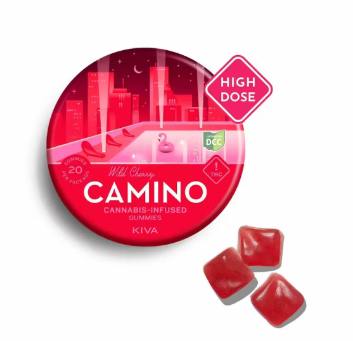Photograph of product: Camino/Kiva | Wild Cherry HIGH DOSE 20pk | 550mg