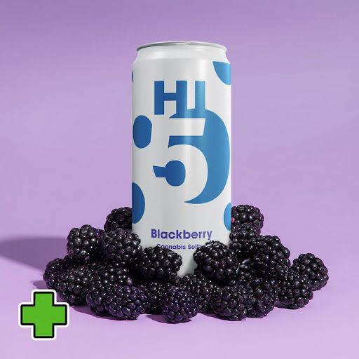 Photograph of product: Blackberry Seltzer [HIGH-DOSE] (4pk) (6 for $55)