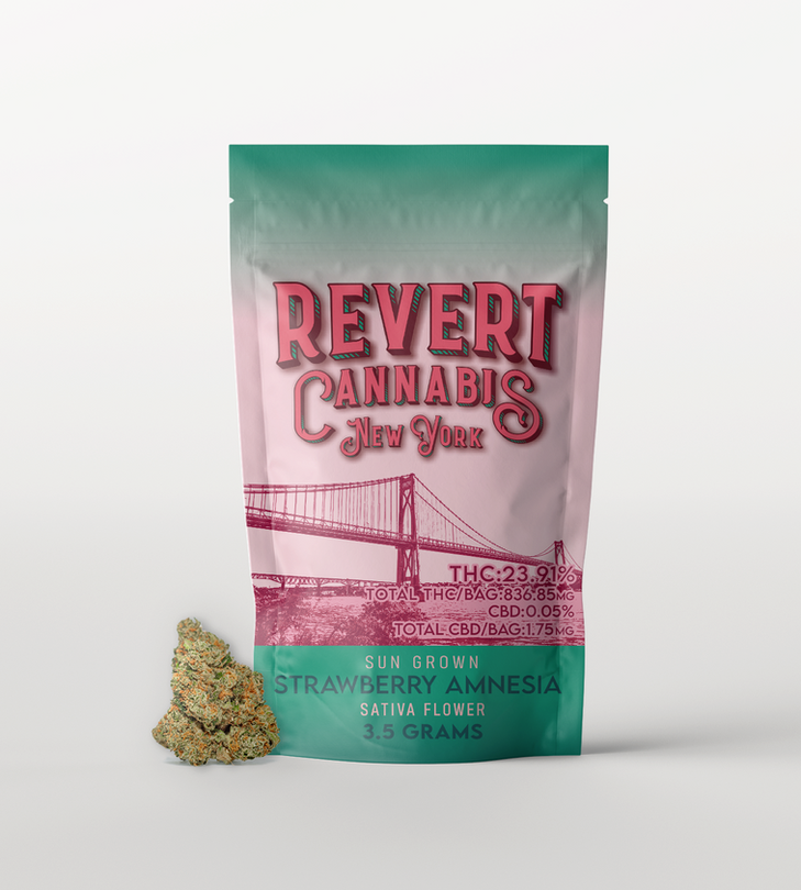 Photograph of product: Revert | 3.5g Flower | Strawberry Amnesia