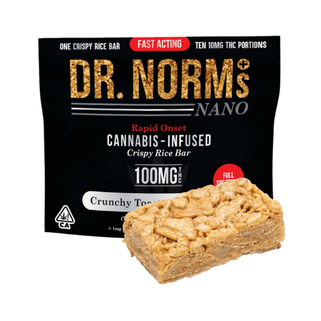 Photograph of product: CRUNCHY TOASTED CINNAMON 100MG NANO RICE CRISPY TREAT