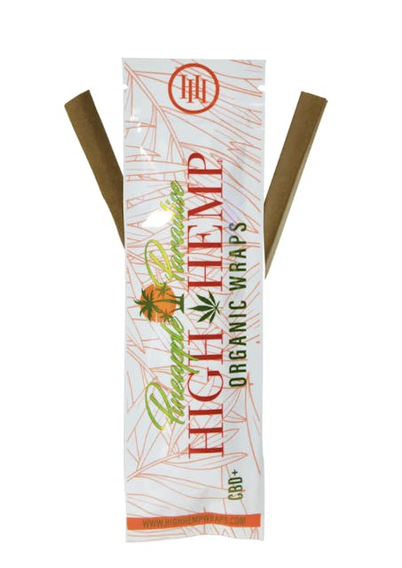 Photograph of product: High Hemp Pineapple Paradise Organic Hemp Wrap - 