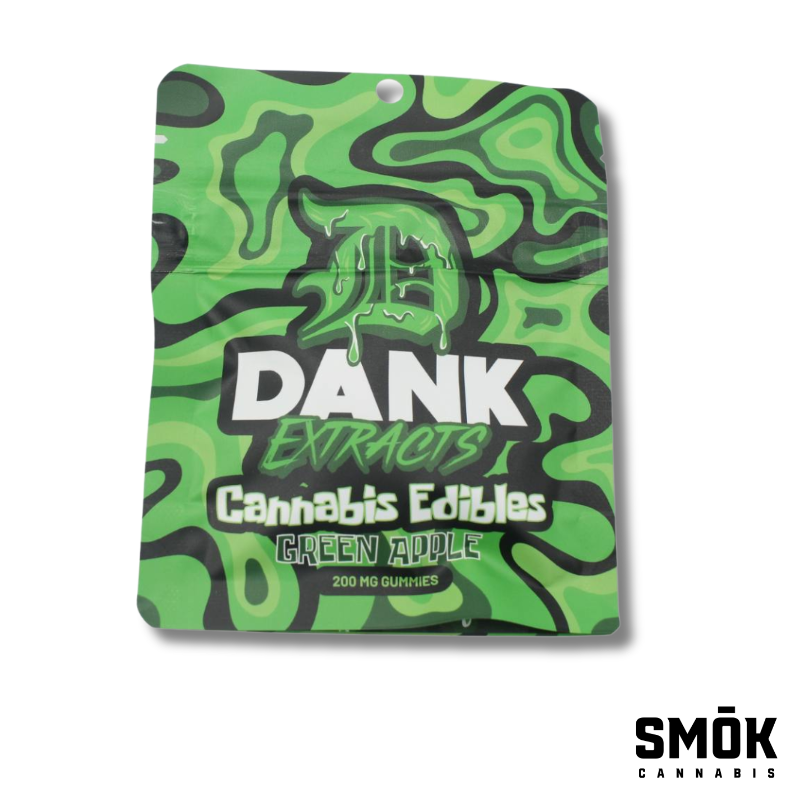 Photograph of product: Dank Gummy - Green Apple 200mg