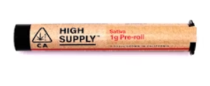 Photograph of product: High Supply | 1g Preroll | Gastropop