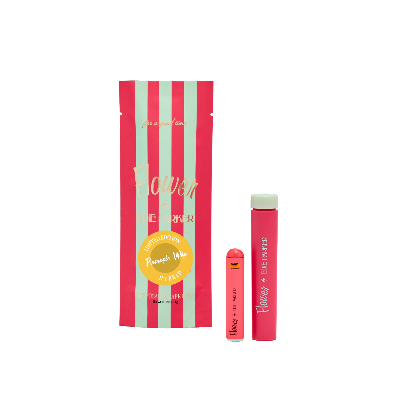 Photograph of product: Edie Parker Disposable Vape | Pineapple Whip | Hybrid [0.5g]