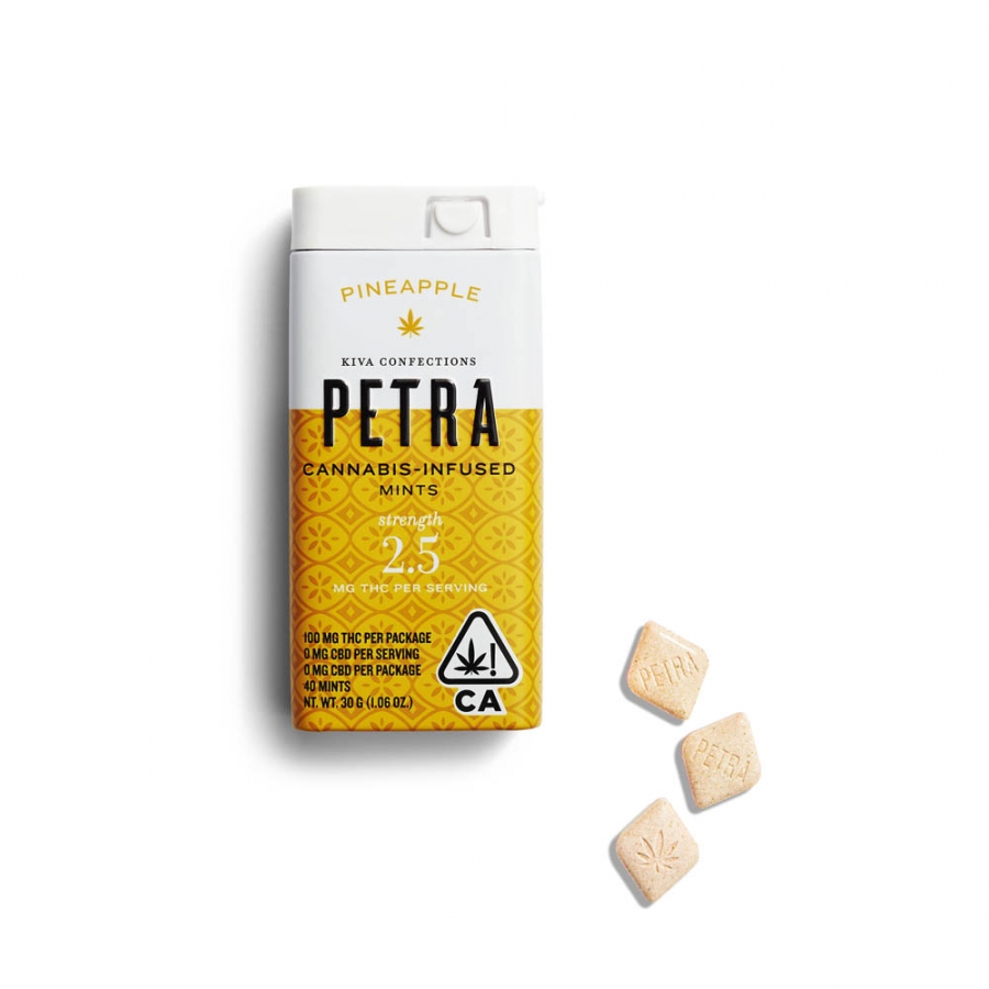 Photograph of product: Pineapple | 40pk | Mints | Petra