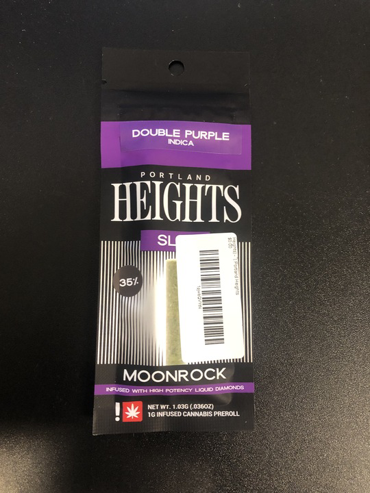 Photograph of product: Pre-Roll 1g Moonrock Slims Double Purple (Portland Heights)