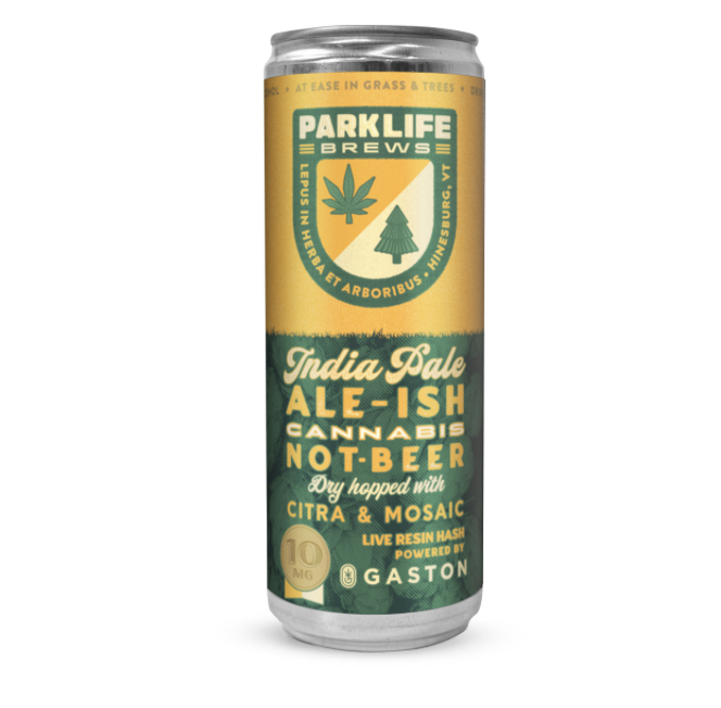 Photograph of product: Drink Taunik | Park Life Brews | India Pale Ale-Ish | 10mg TH-oui Live Resin au chocolat