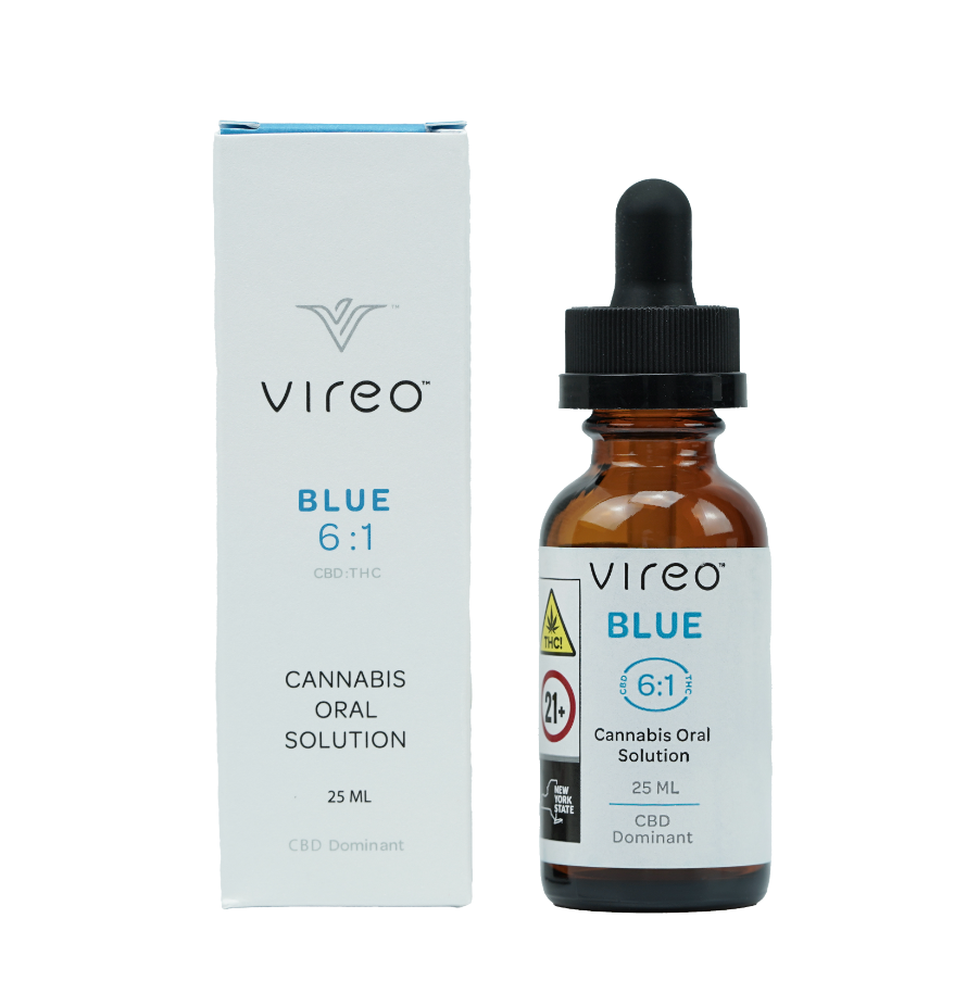 Photograph of product: Vireo Blue Oral Solution 25mL