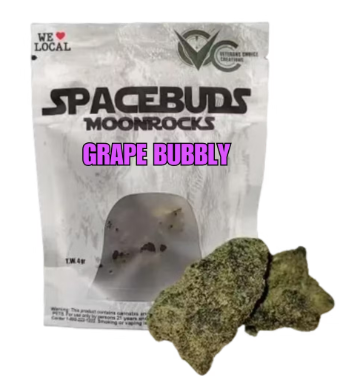 Photograph of product: Spacebuds | Grape Bubbly | Moonrocks | 4g