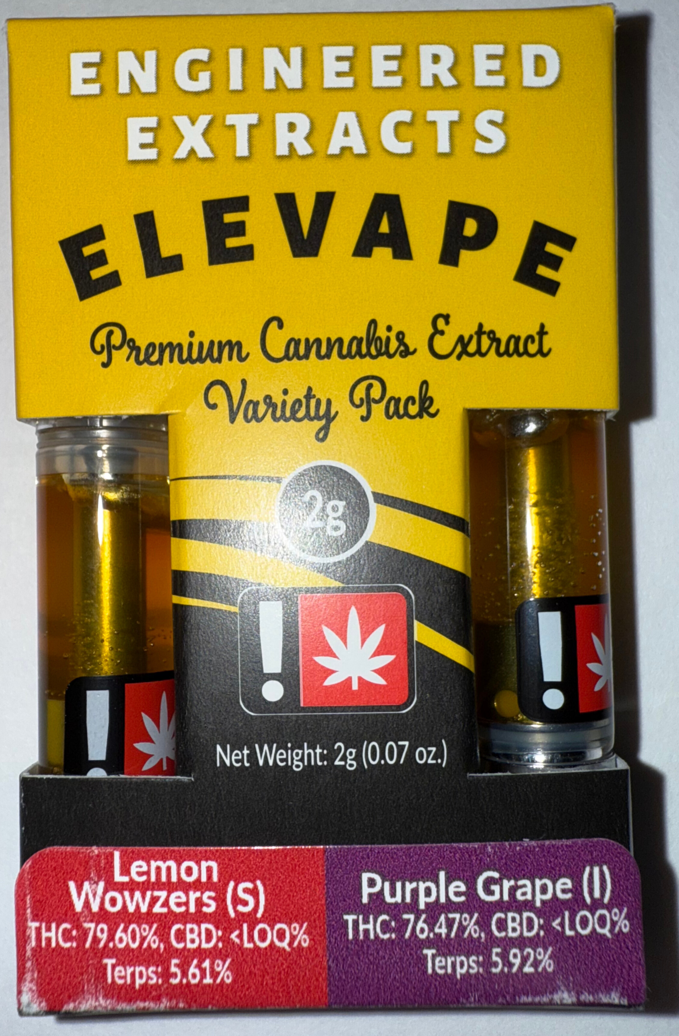 Photograph of product: Lemon Wowzers (S) + Purple Grape (I) Combo pack