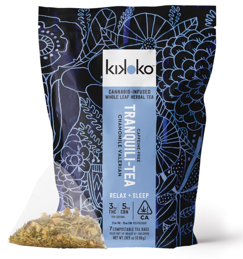 Photograph of product: KIKOKO TRANQUILI-TEA 7 PACK 5:3 CBN:TH-oui 21MG