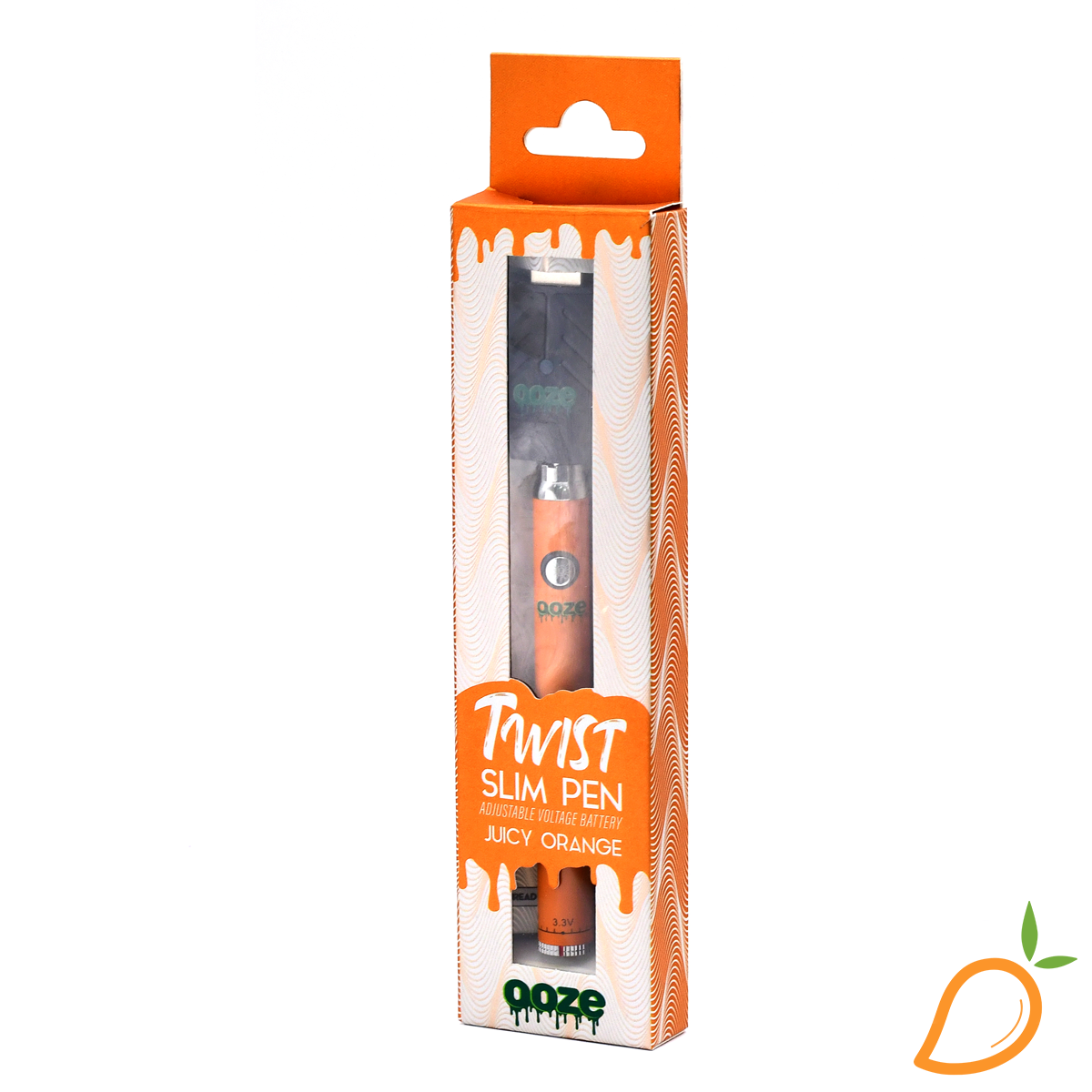 Photograph of product: $15.99 Ooze Adjustable Slim Orange Battery