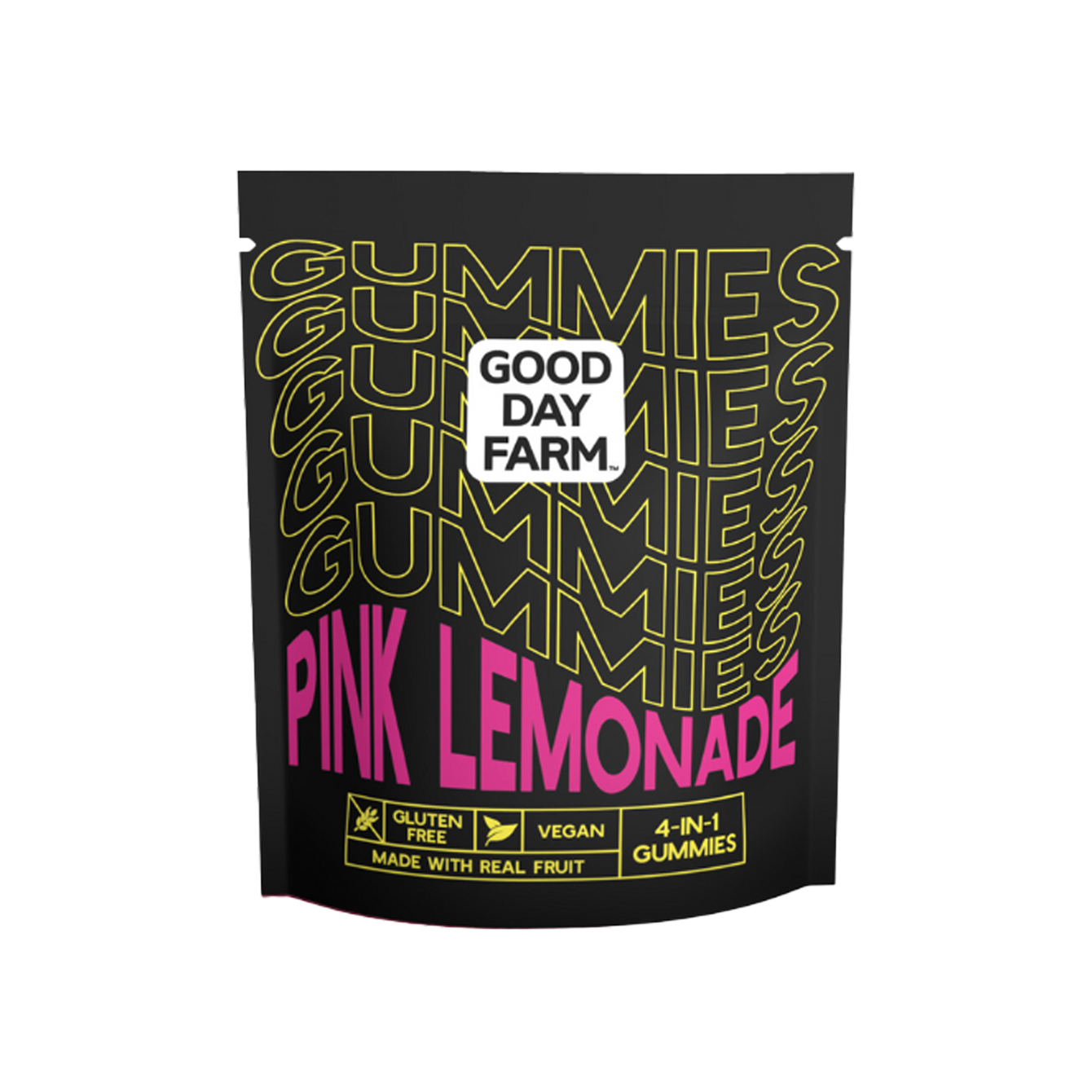 Photograph of product: Good Day Farm - Pink Lemonade - MULTI DOSE - Gummies 300mg - 10pk