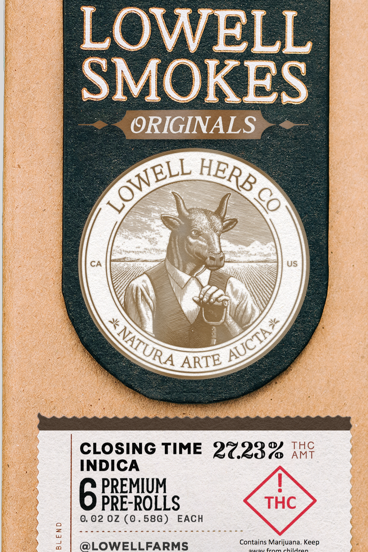 Photograph of product: Lowell Smokes (I)