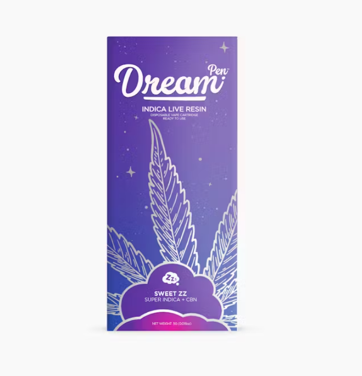 Photograph of product: SWEET ZZ Oui'd CBN LIVE RESIN AIO .5G