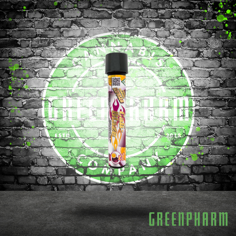 Photograph of product: Cali-Blaze Infused Pre-Roll | Passion Fruit