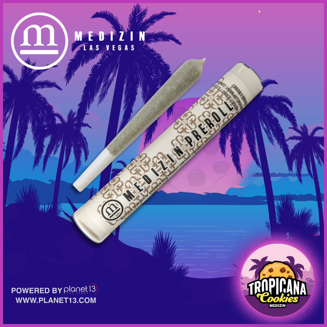 Photograph of product: Medizin Tropicana Cookies 1g Preroll