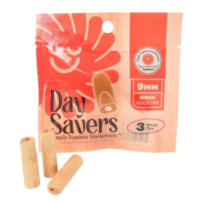 Photograph of product: 9mm Birch Tips | 3pk