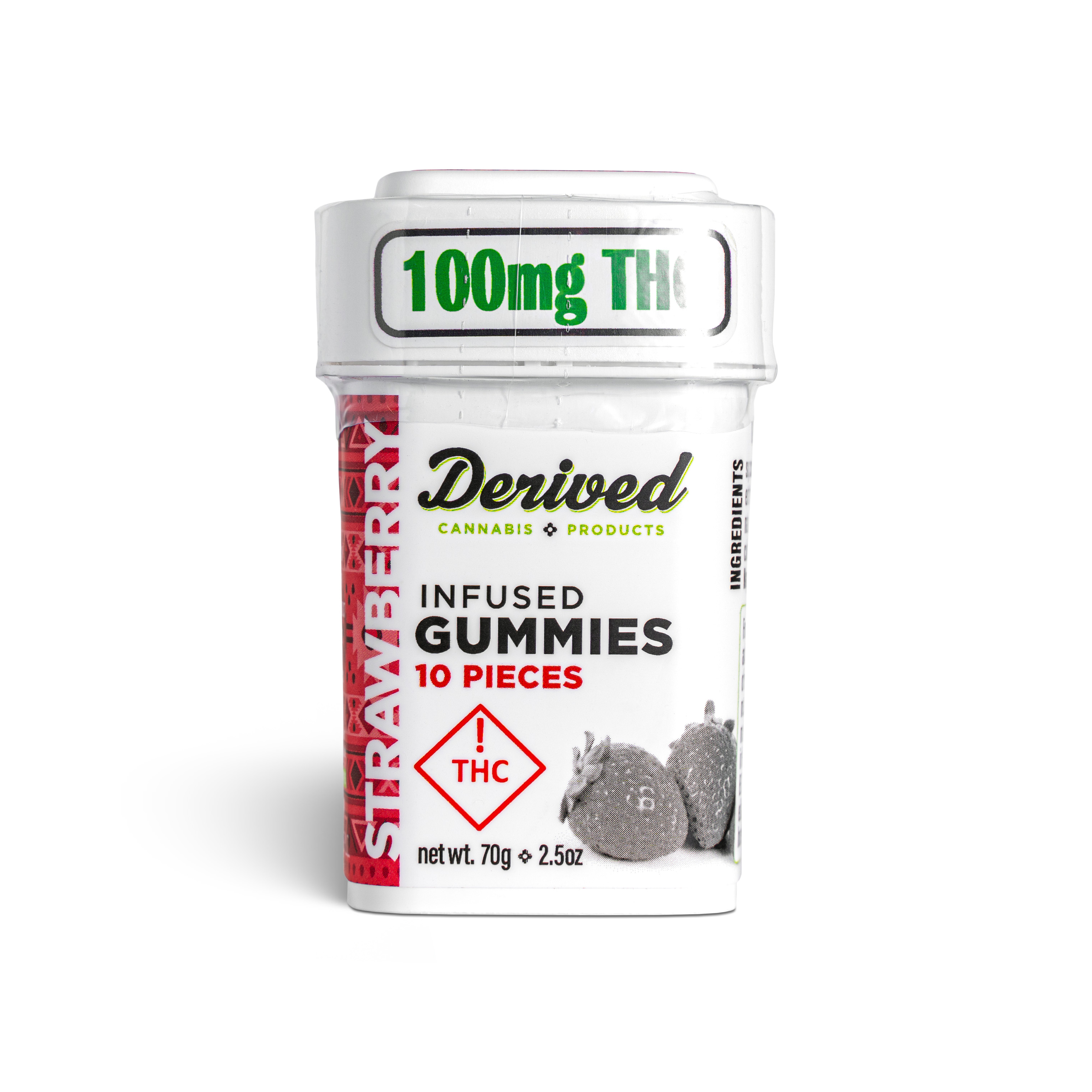 Photograph of product: Strawberry Gummies - 100mg