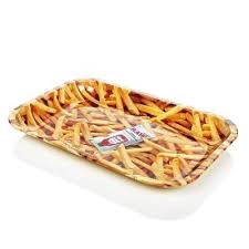 Photograph of product: RAW | French Fries Large | Metal Rolling Tray