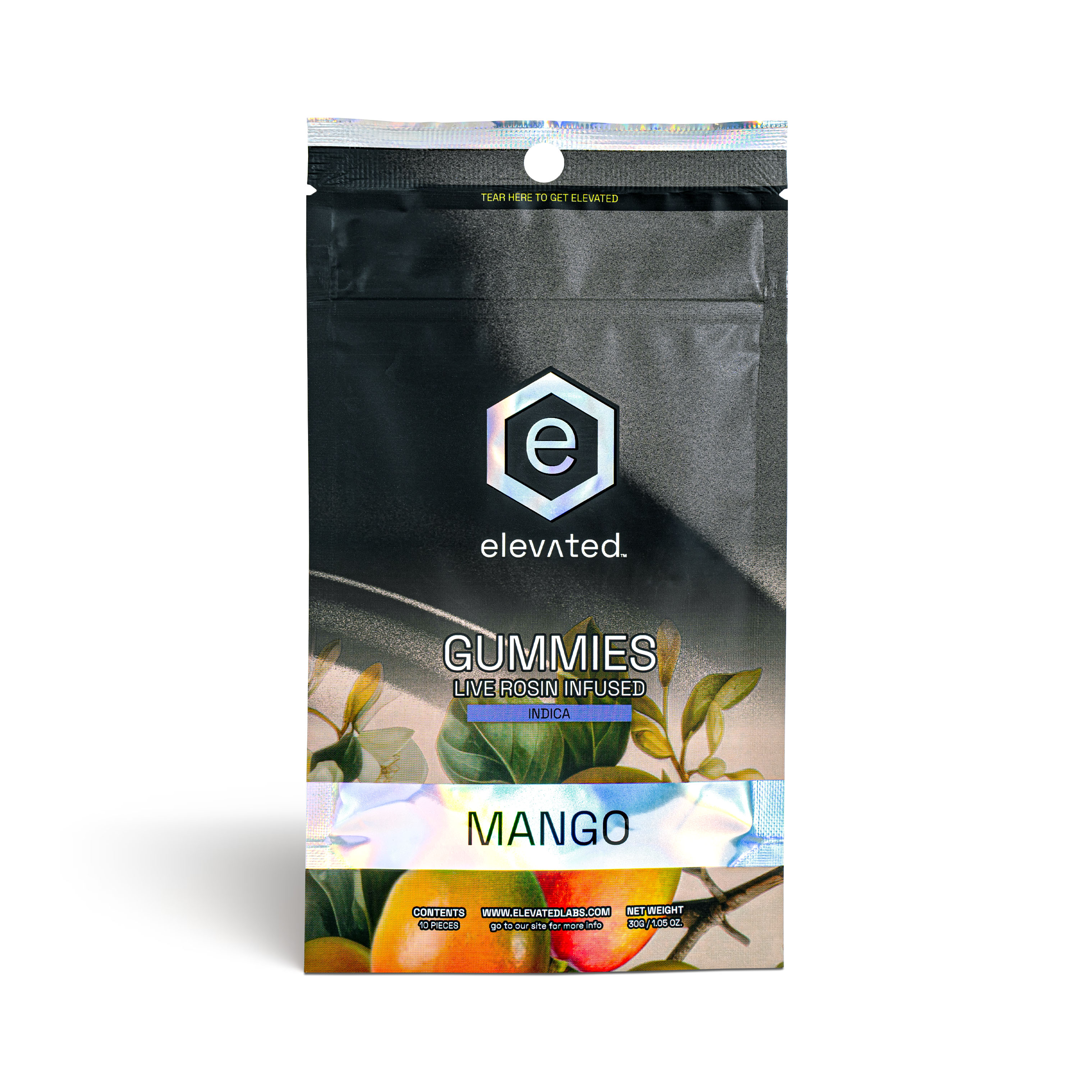 Photograph of product: Mango Rosin Gummies (Oui'd) - 100mg