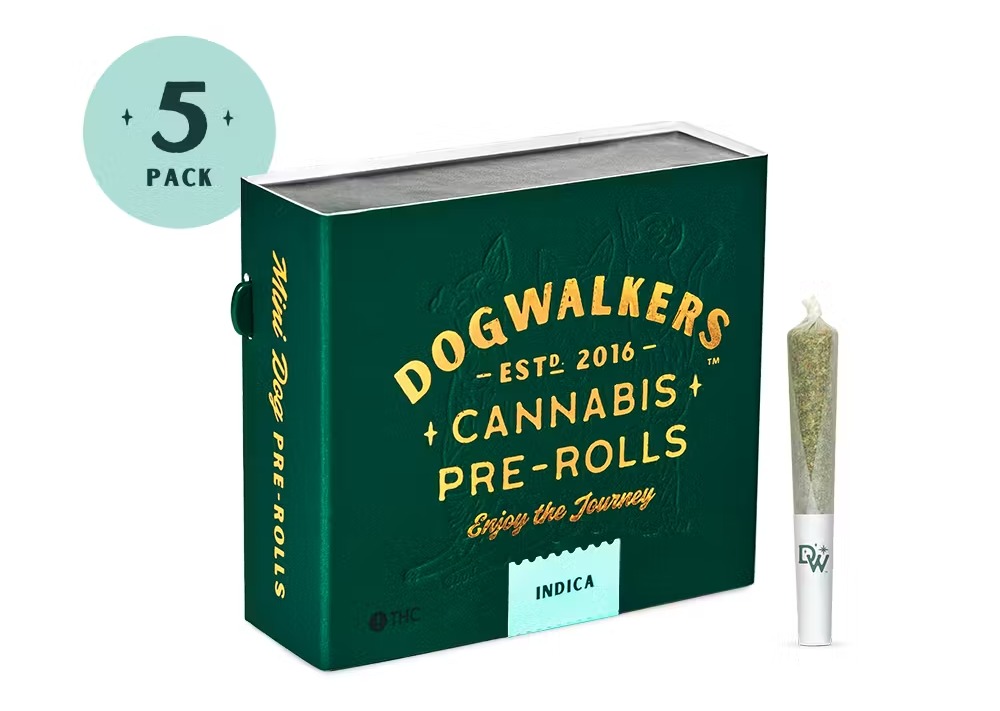 Photograph of product: Dogwalker - Pre-Rolls - Afternoon Delight #4 (I) - 5pk