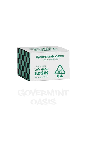 Photograph of product: Governmint Oasis | 1g Live Rosin