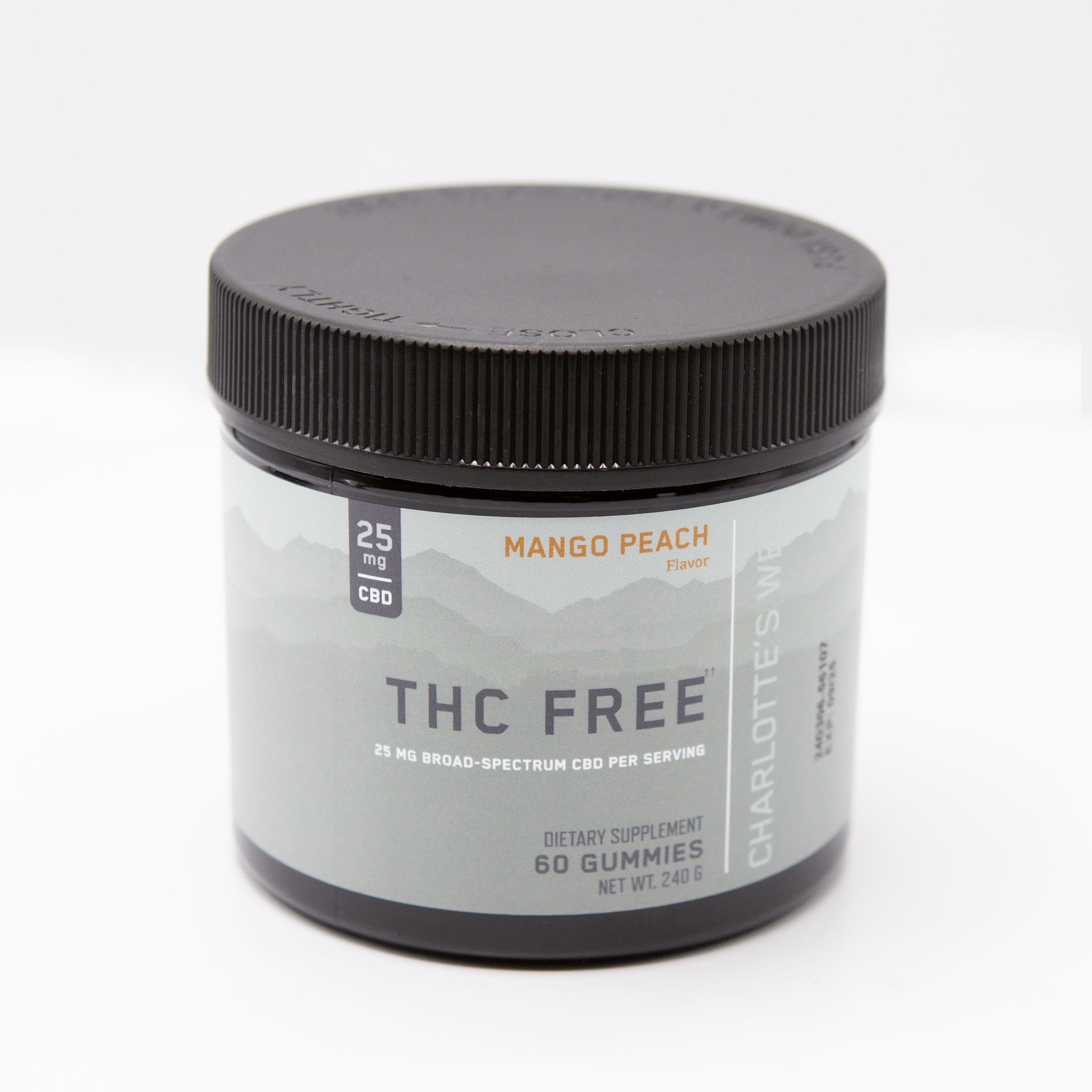 Photograph of product: CBD Charlotte's Web TH-oui FREE Gummies - Mango Peach