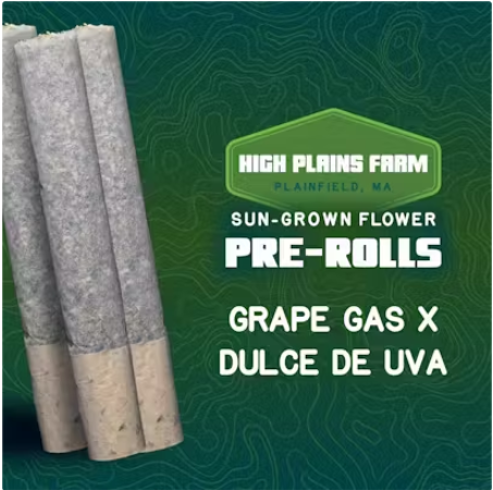 Photograph of product: High Plains | Grape Gas x Dulce De Uva 3 Pck Pre-Rolls | 3.0g