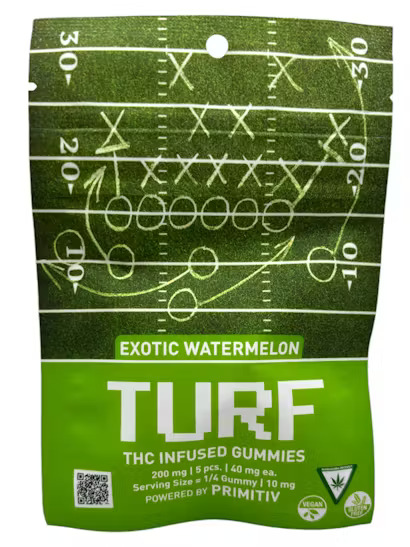 Photograph of product: TURF - 200mg Gummies - Exotic Watermelon