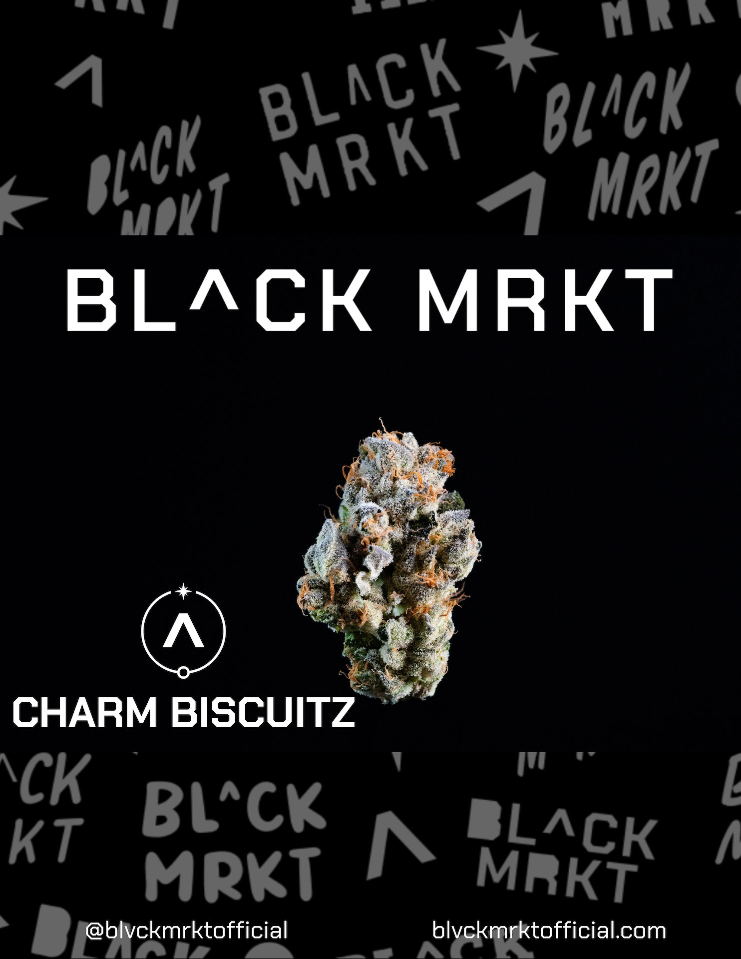 Photograph of product: Charm Biscuitz 3.5g - BLVCK MRKT (Pre-Pack)