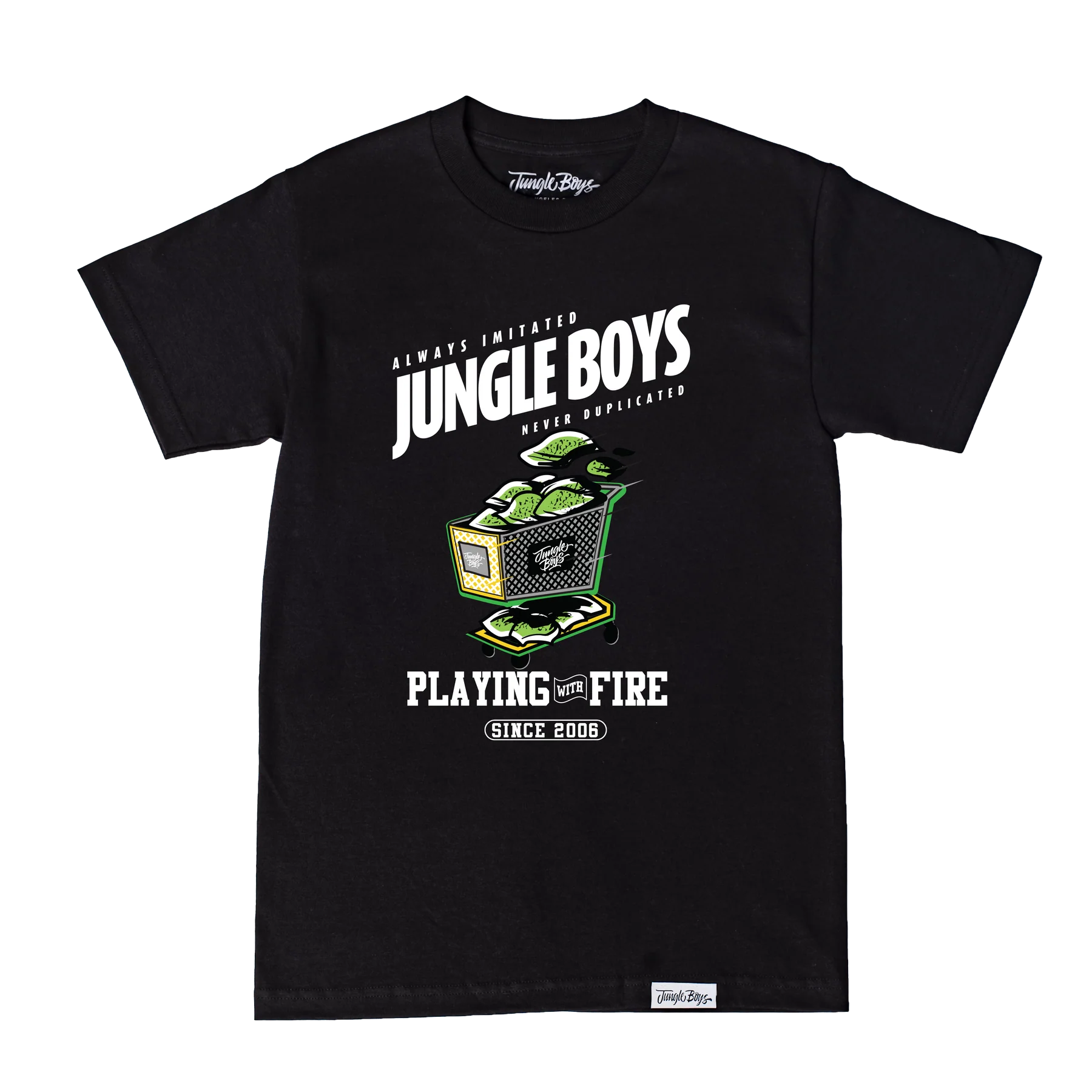 Photograph of product: Shopping Cart Tee | Black | XL