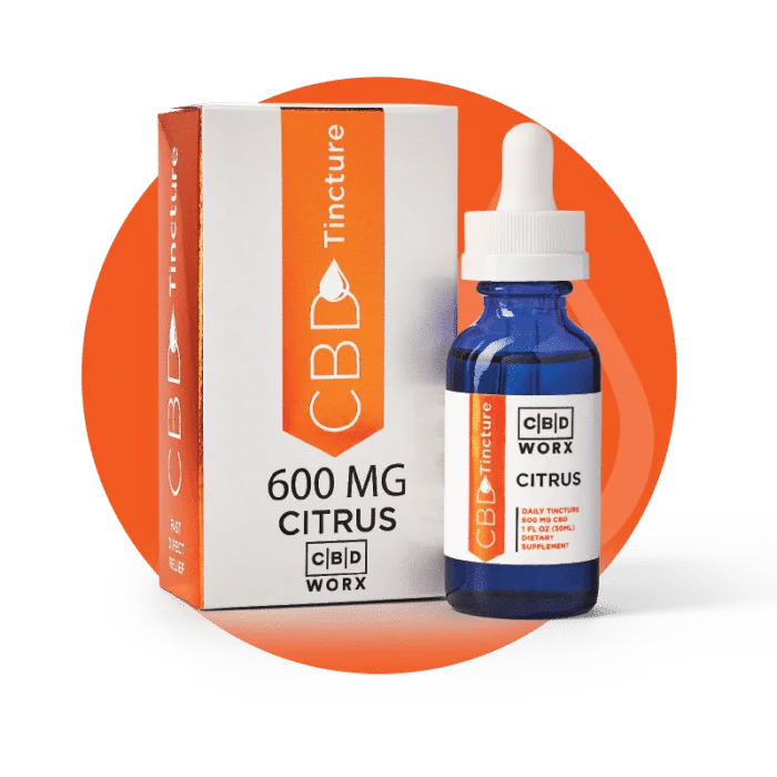 Photograph of product: CBD Worx | Citrus CBD Tincture | 600mg (3oz)
