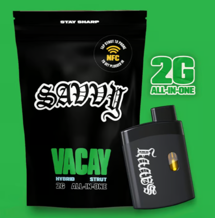 Photograph of product: SAVVY STRUT PINEAPPLE MIMOSA DISPOSABLE 2G
