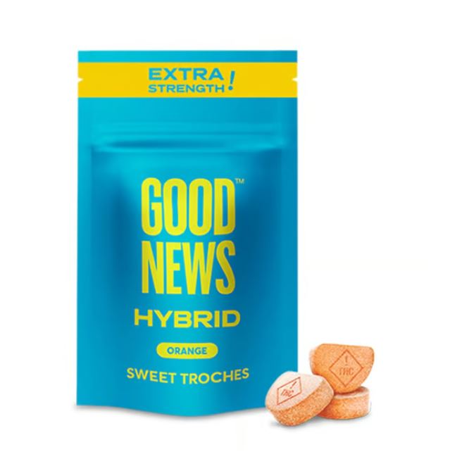 Photograph of product: Orange Extra Strength Troches | 50mg/10pk (500mg)